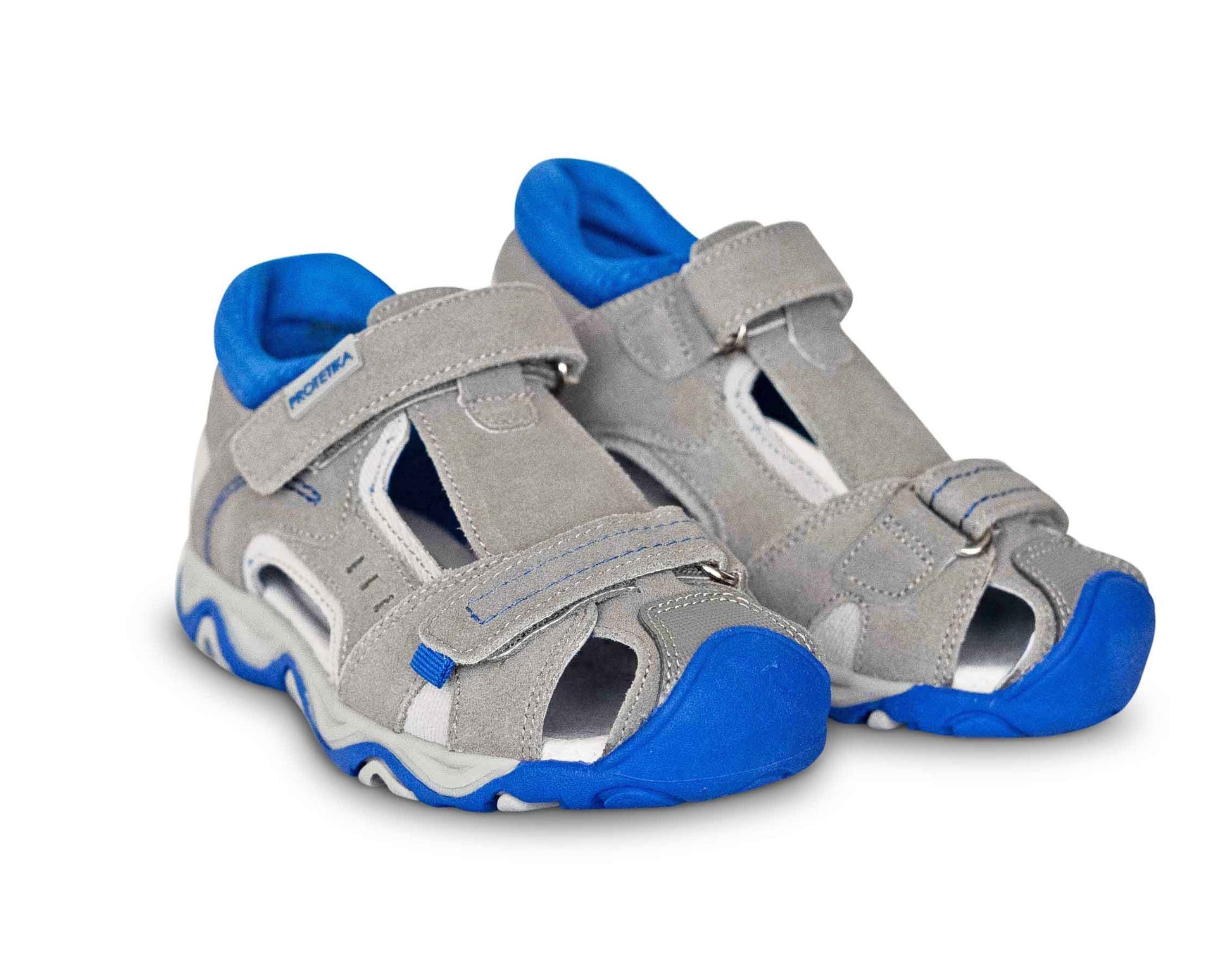 Arch supporting sandals with leather upper and inside