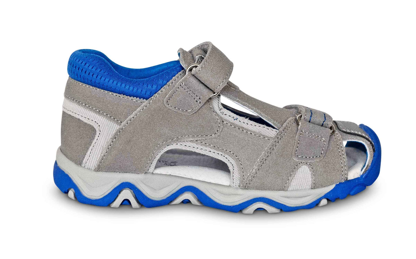 Leather sandals with arch supports for older boys