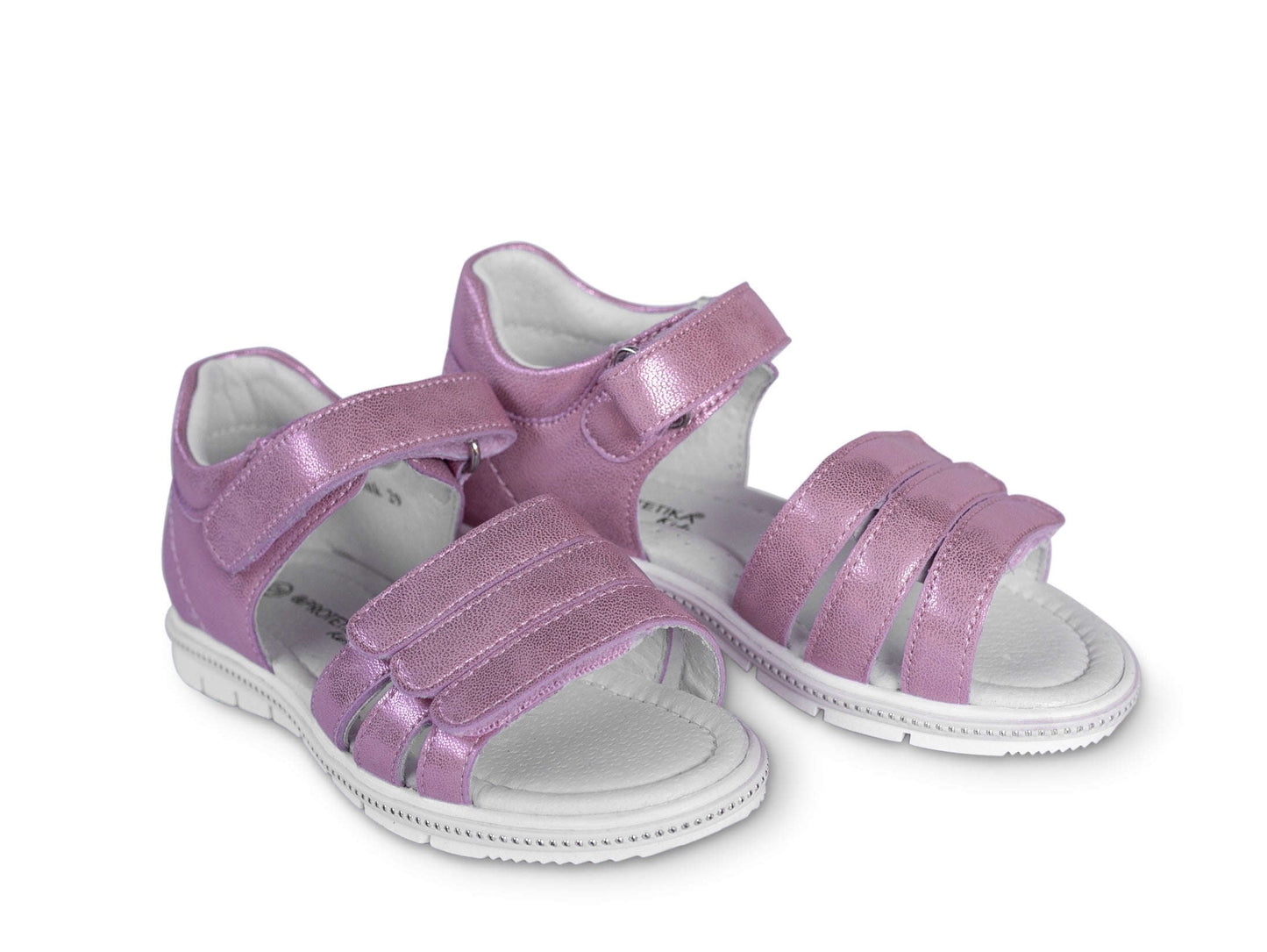 Orthotic girls sandals for proper foot arch development