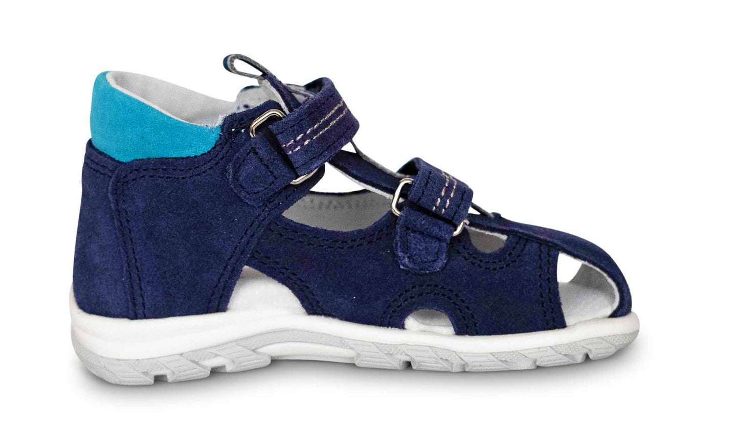 Prevent flat foot with this high arch support genuine leather orthotic sandal for boys