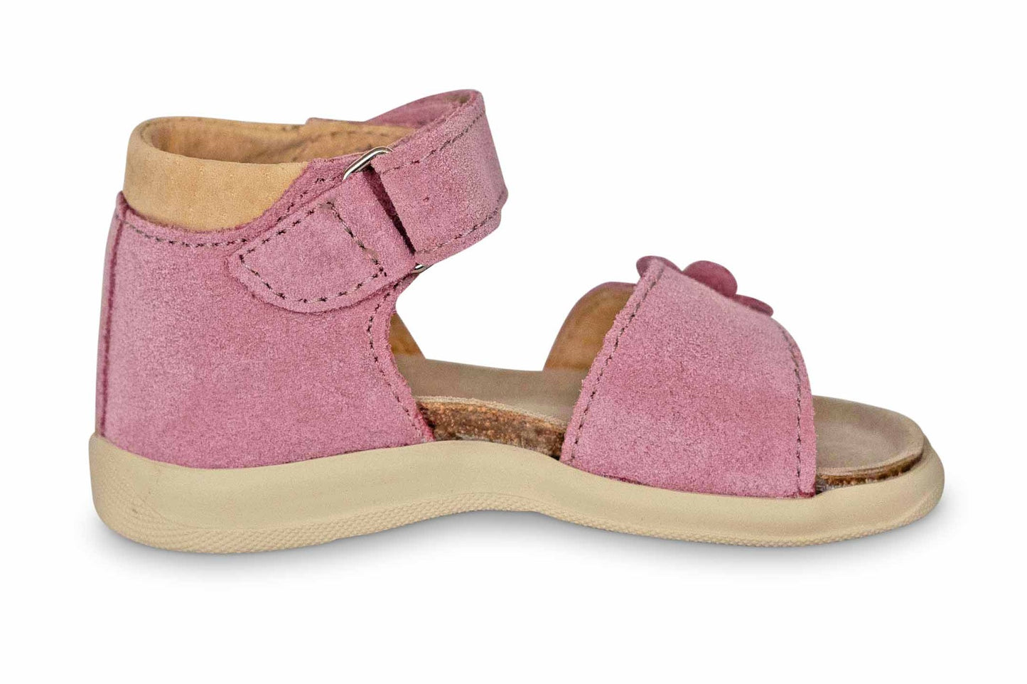 High arch support leather orthopedic sandals for girls