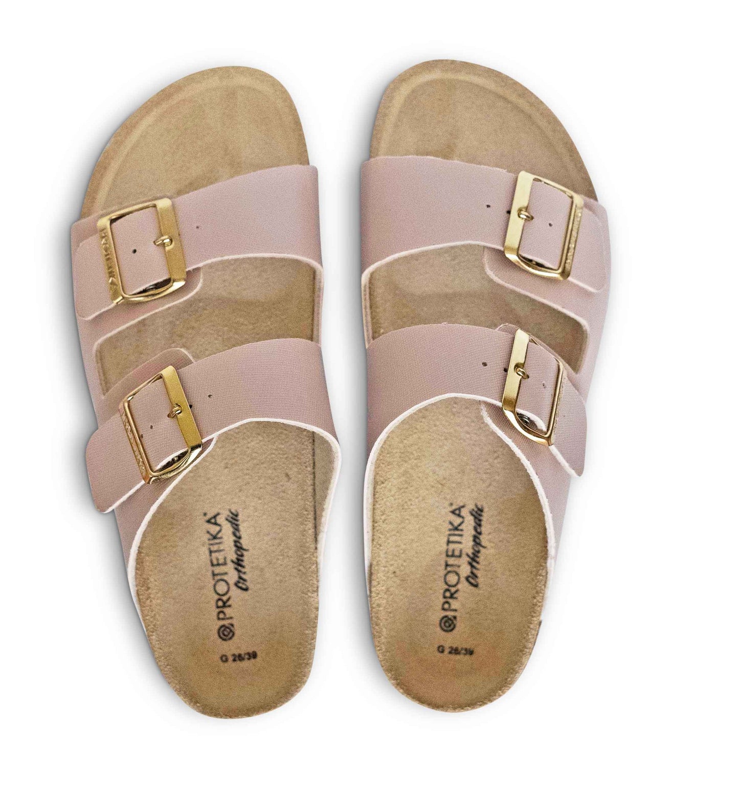 High arch support women sandals with a cork sole