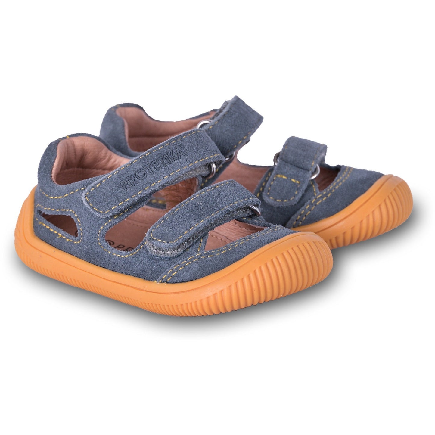 barefoot BERG gris toddler boy sneakers (narrow)