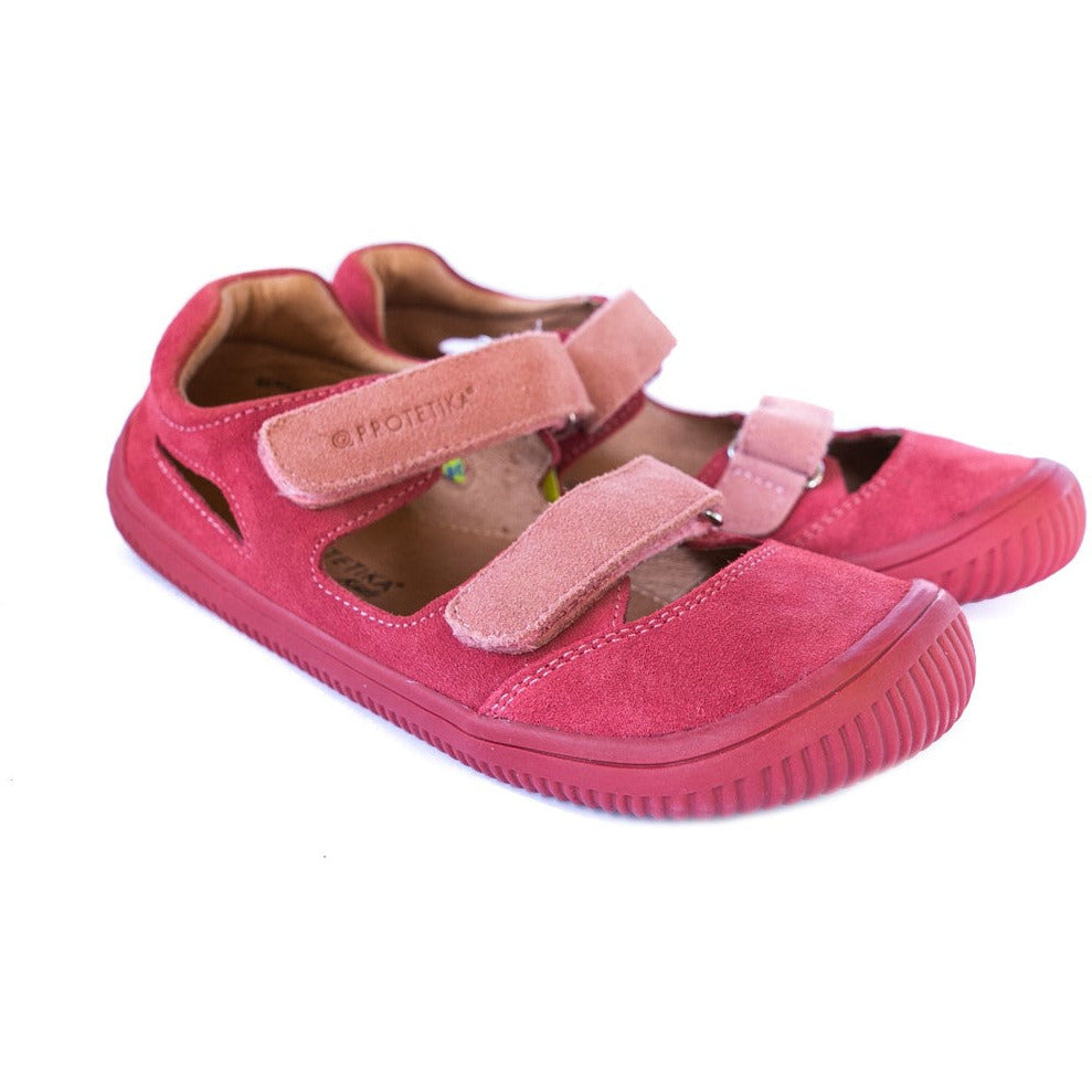 barefoot BERG coral girls sneakers (narrow) - feelgoodshoes.ae