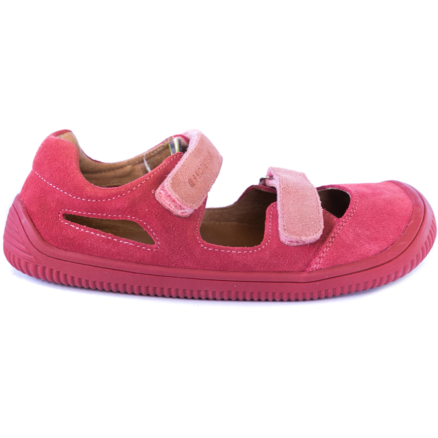 barefoot BERG coral girls sneakers (narrow) - feelgoodshoes.ae