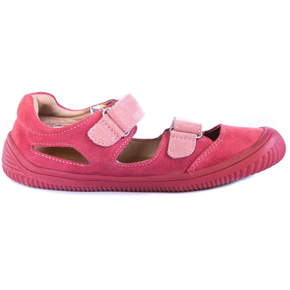 barefoot BERG coral girls sneakers (narrow) - feelgoodshoes.ae