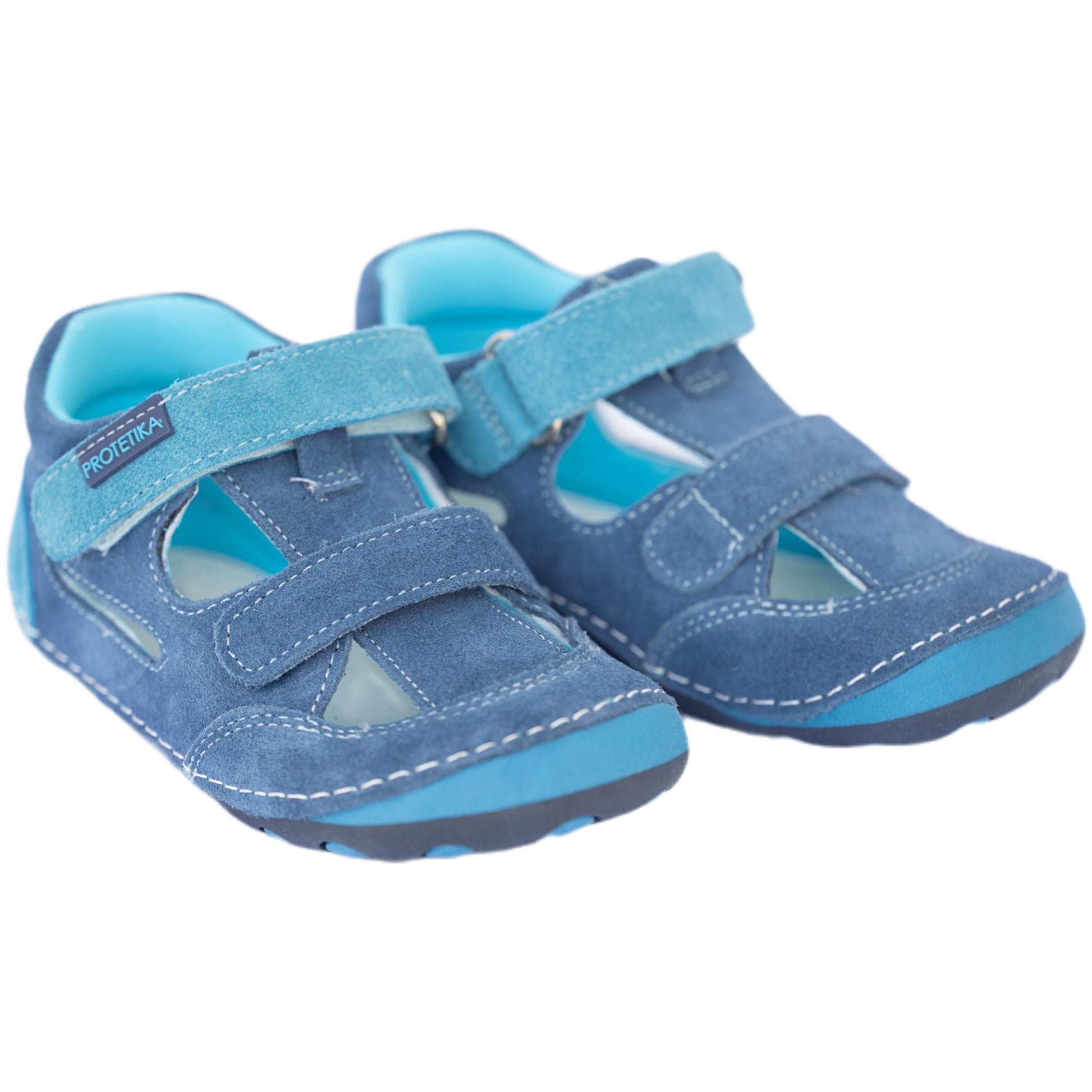 barefoot FLIP blue toddler boy sneakers (wide) - feelgoodshoes.ae