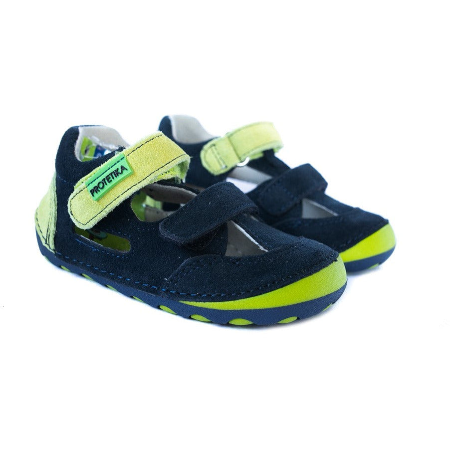 barefoot FLIP denim toddler boy sneakers (wide) - feelgoodshoes.ae