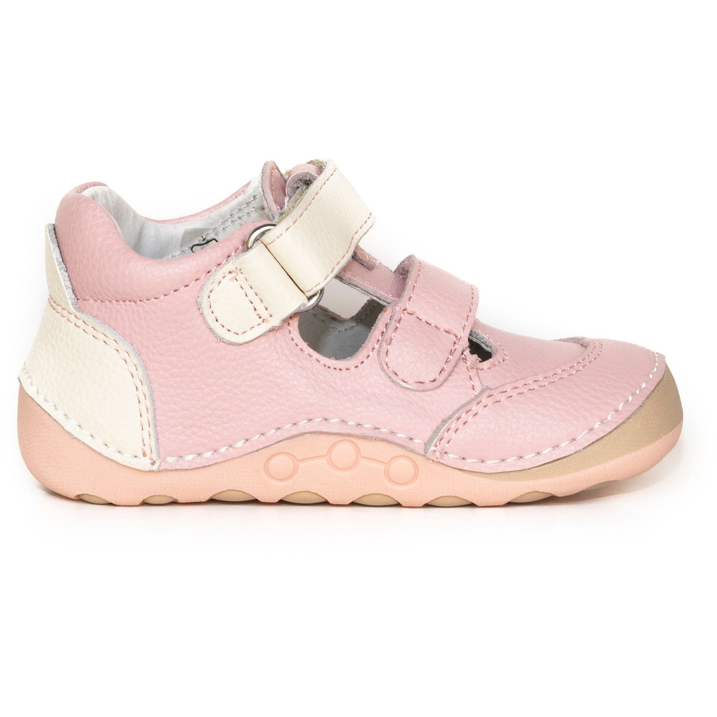 barefoot FLIP pink toddler girl sneakers (wide)