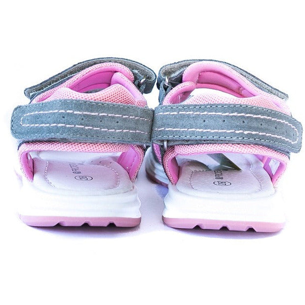 HOLY grey older girls arch support sandals - feelgoodshoes.ae