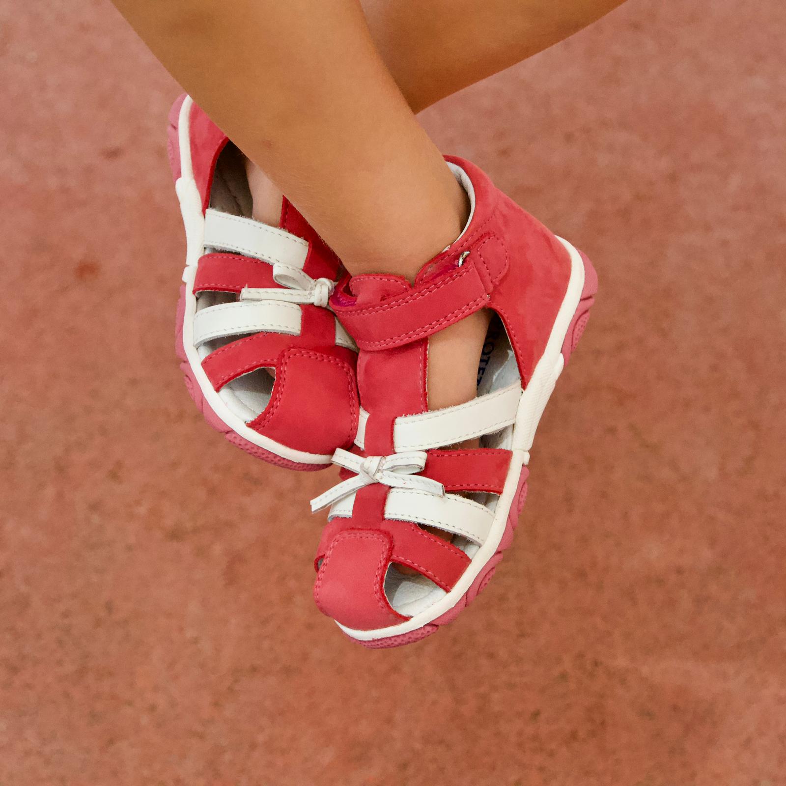 KAREN rosa toddler girl arch support sandals - feelgoodshoes.ae