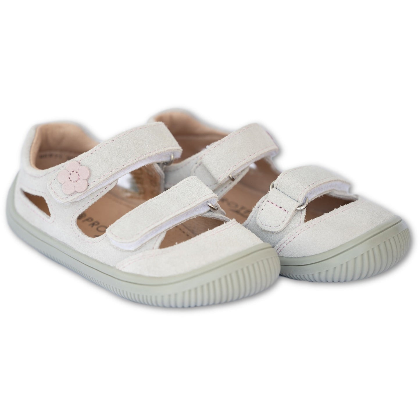 barefoot MERYL gris girls sneakers (narrow)