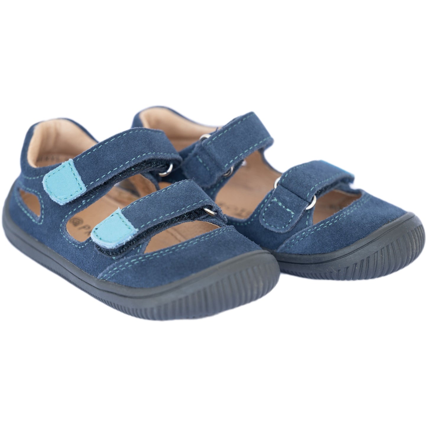 barefoot MERYL turquoise toddler girl/boy sneakers (narrow)