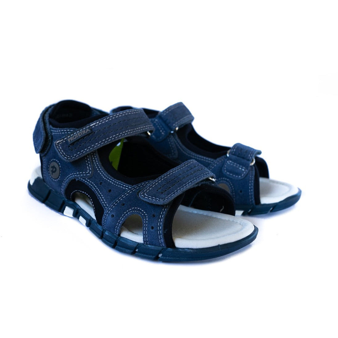 SEDRIK denim older boys arch support sandals - feelgoodshoes.ae