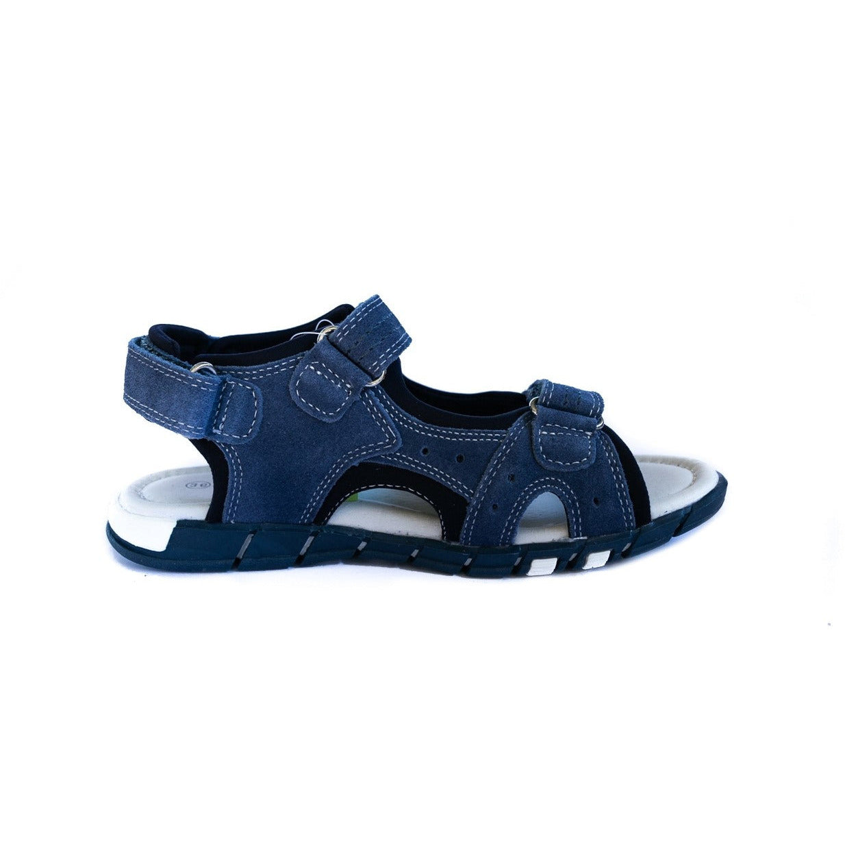 Arch supporting blue sandals for older boys