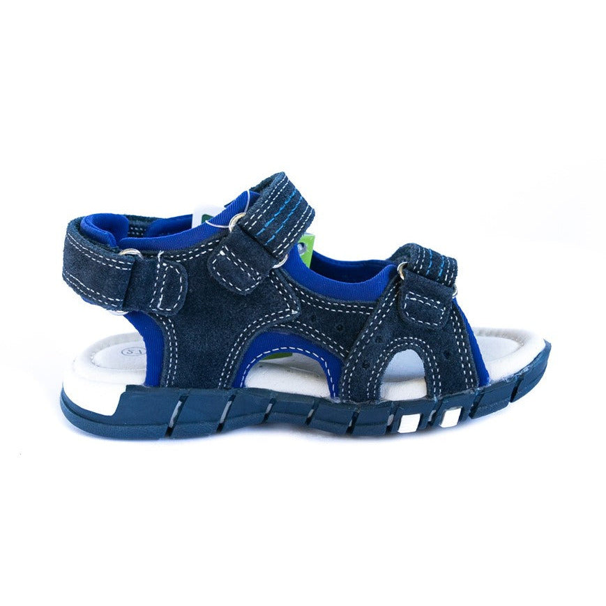 SEDRIK navy older boys arch support sandals - feelgoodshoes.ae