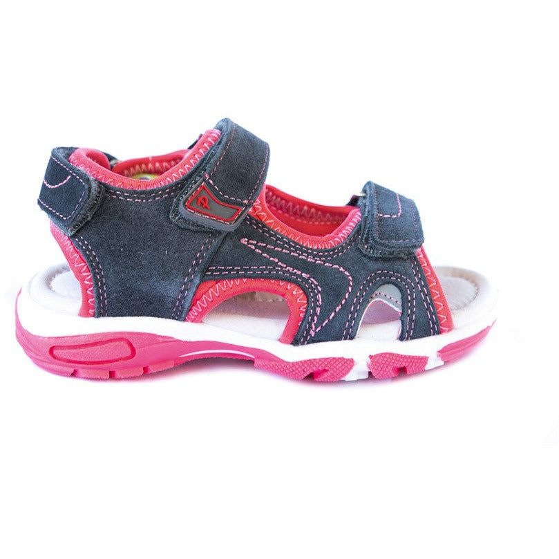 Grey coral arch support sandals for older girls