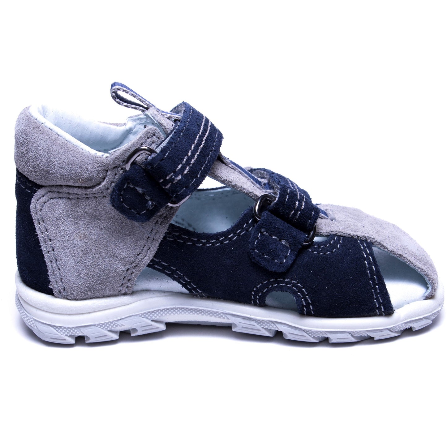 orthopedic toddler boy sandals: T102: color blue grey - feelgoodshoes.ae