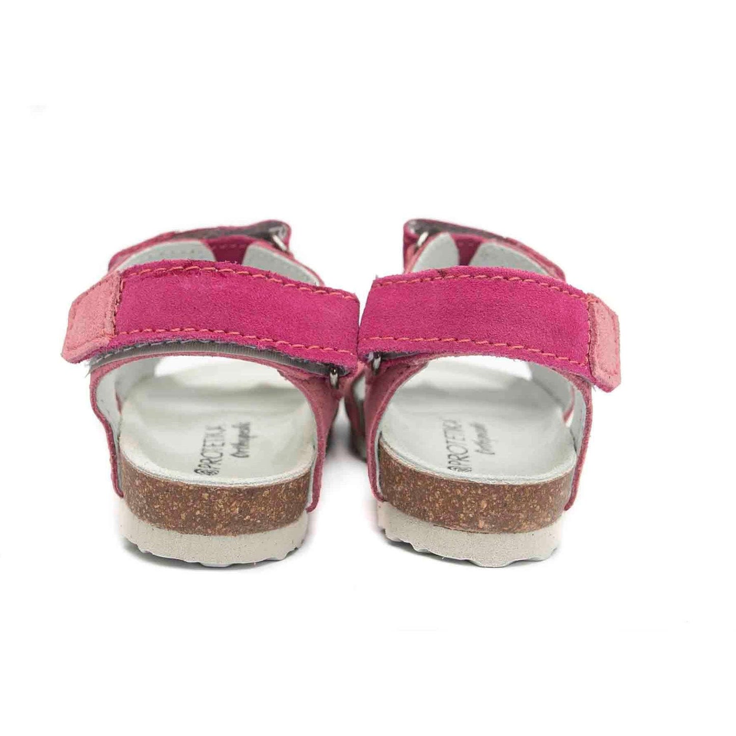 orthopedic older girls sandals with open heel: T27: color pink - feelgoodshoes.ae