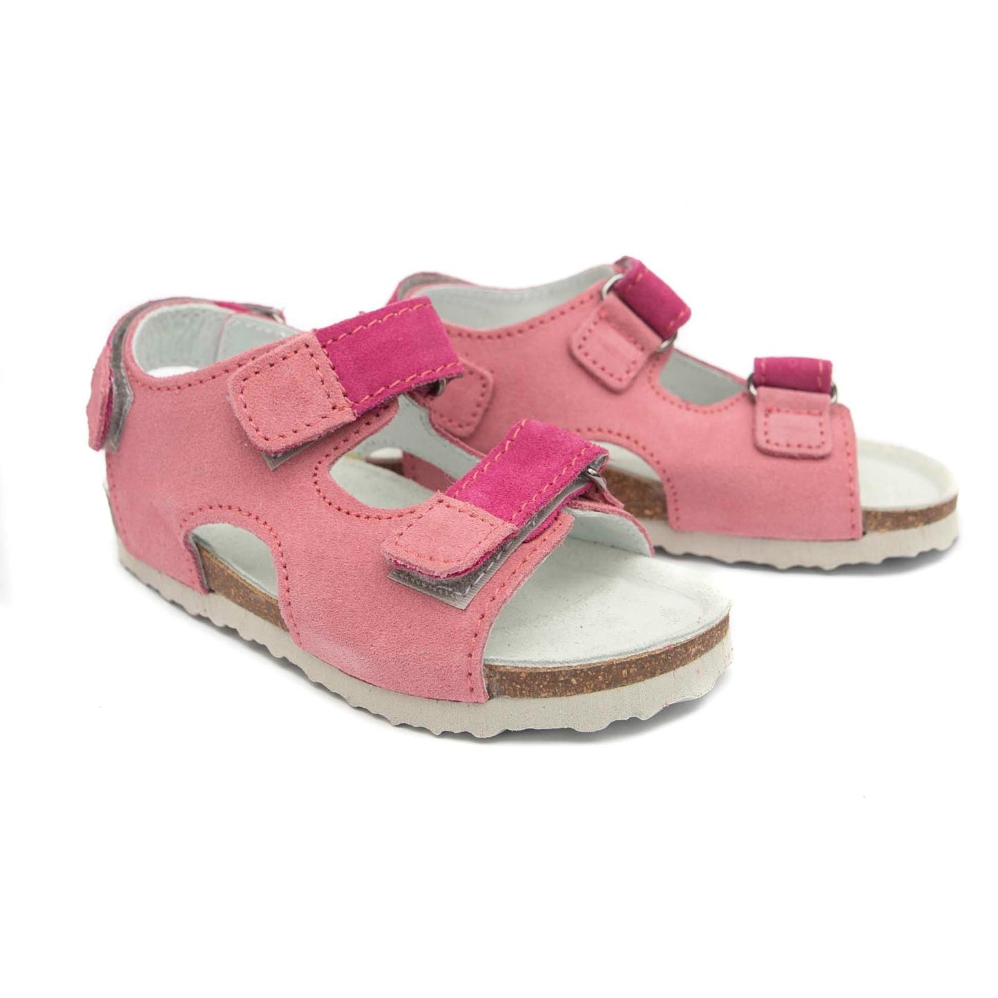 orthopedic older girls sandals  with open heel: T27: color pink - feelgoodshoes.ae