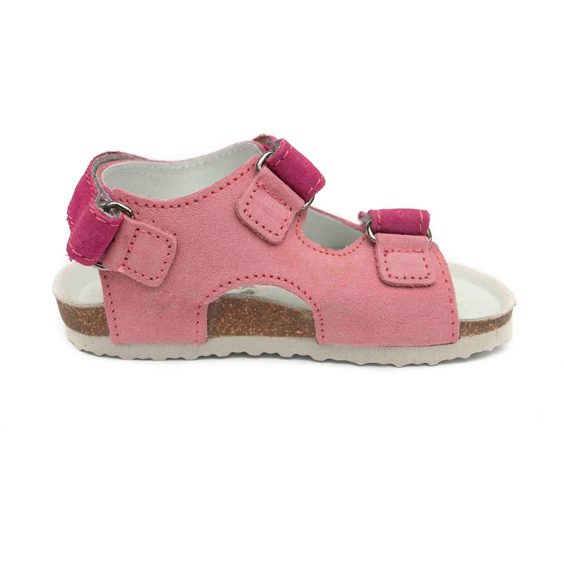 orthopedic older girls sandals  with open heel: T27: color pink - feelgoodshoes.ae