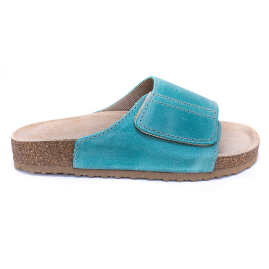 T56: color 54 - turquoise ladies orthotic sandals - feelgoodshoes.ae