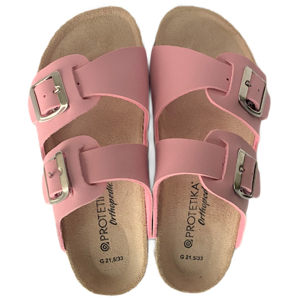 orthopedic older girls sandals : T94: pink - feelgoodshoes.ae