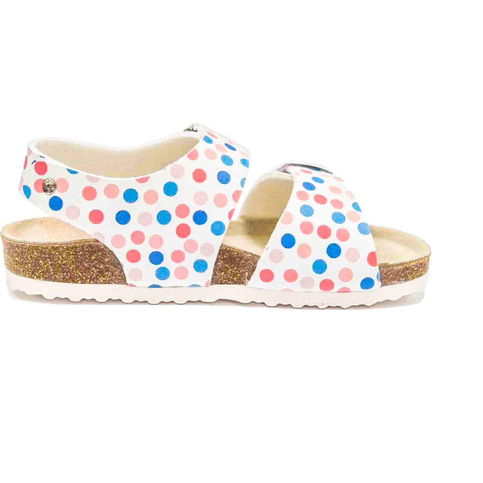 Ankle strap cork orthotic sandals for older girls