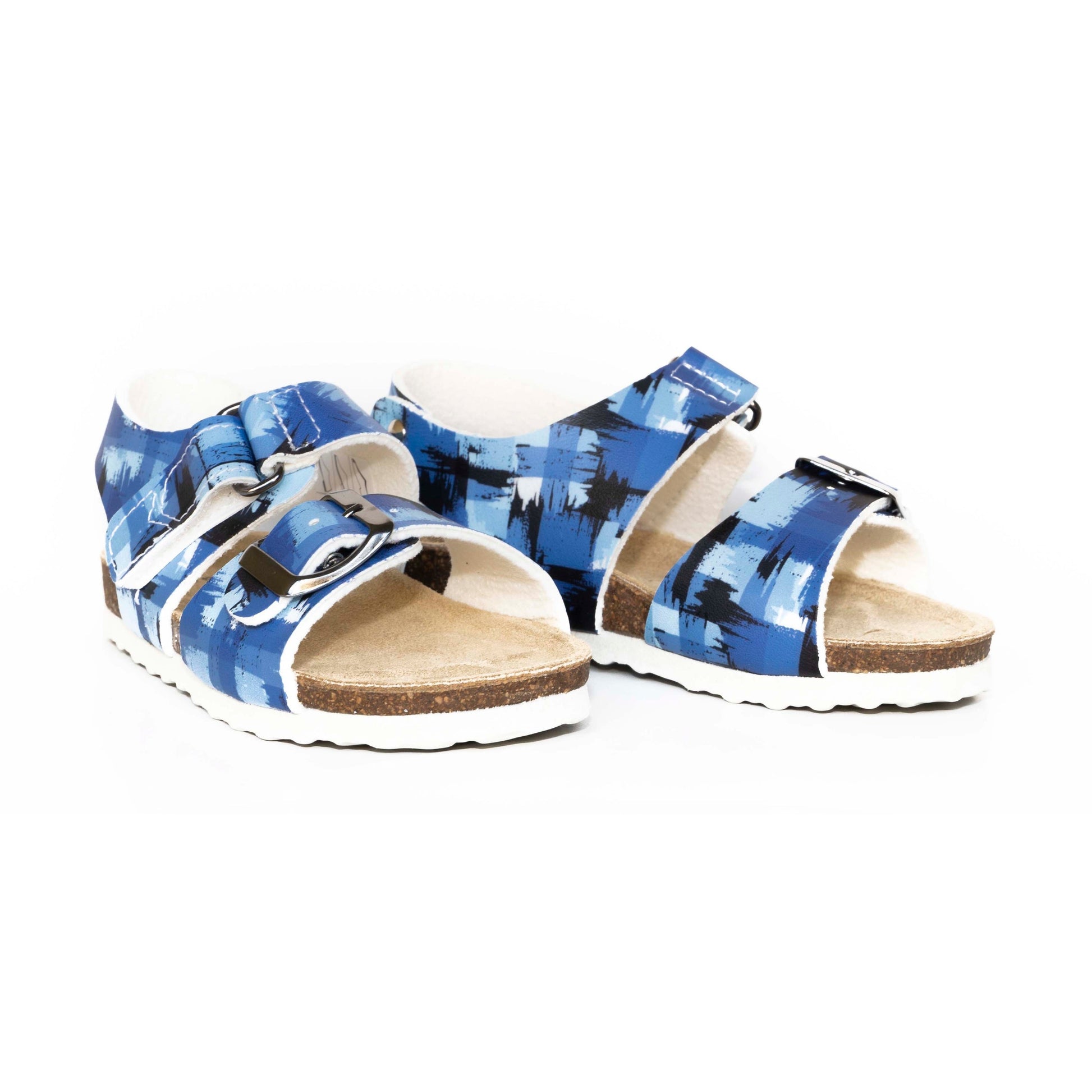 orthopedic older boys sandals : T97: light and dark blue - feelgoodshoes.ae
