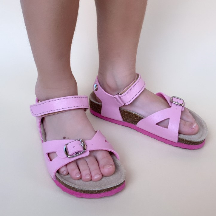 orthopedic older girls sandals : T99: pink - feelgoodshoes.ae