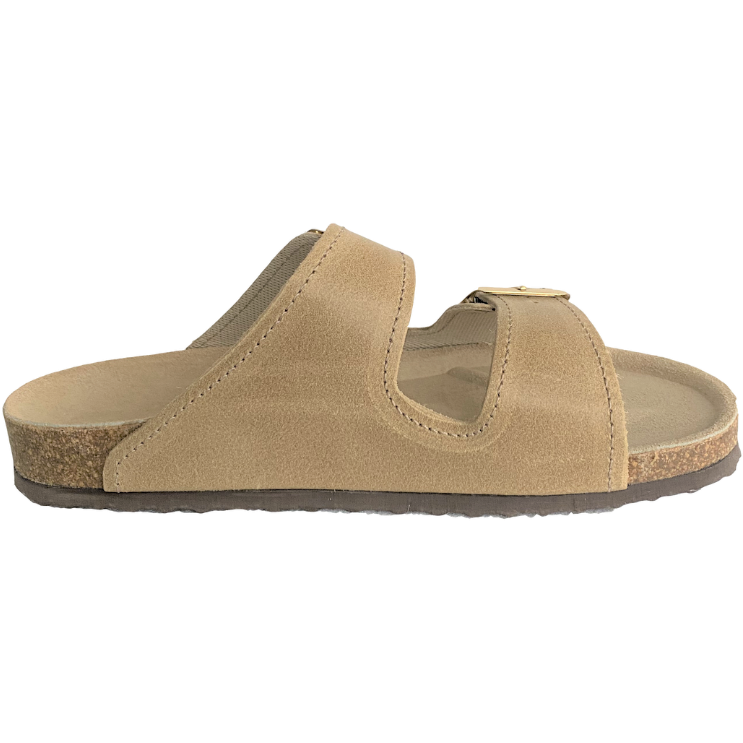 Prevent foot arch collapse with our Protetika leather cork orthotic sandals