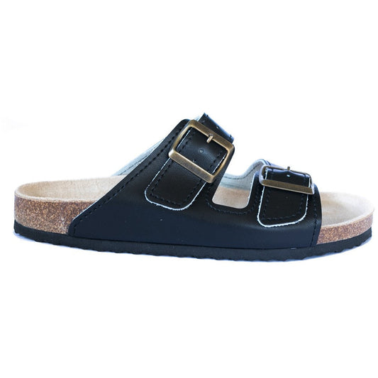 WALKER: colour black - ladies, boys and men orthotic sandals - feelgoodshoes.ae