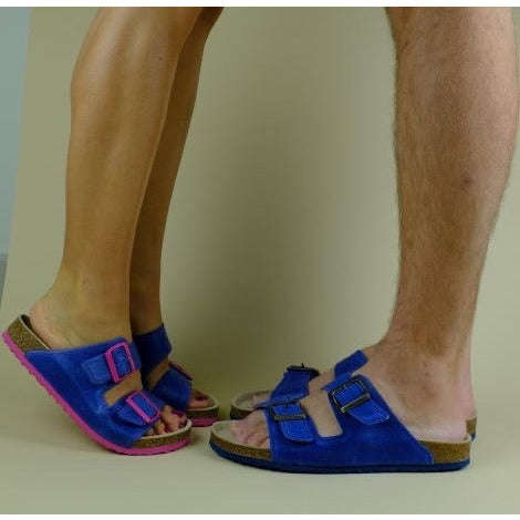 WALKER: colour navy blue - ladies, boys and men orthotic sandals - feelgoodshoes.ae