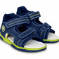 Open toe arch support leather sandals for first walkers