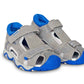 Arch supporting sandals with leather upper and inside