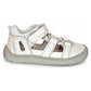White minimalist leather sneakers for boys and girls