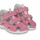 Off the rack orthopedic genuine leather sandals with a high arch support for small girls