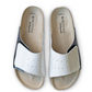 Stylish black and white orthopedic sandals for women to prevent flat feet