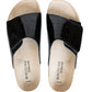Cork orthopedic black sandals for girls and ladies, by Protetika brand.