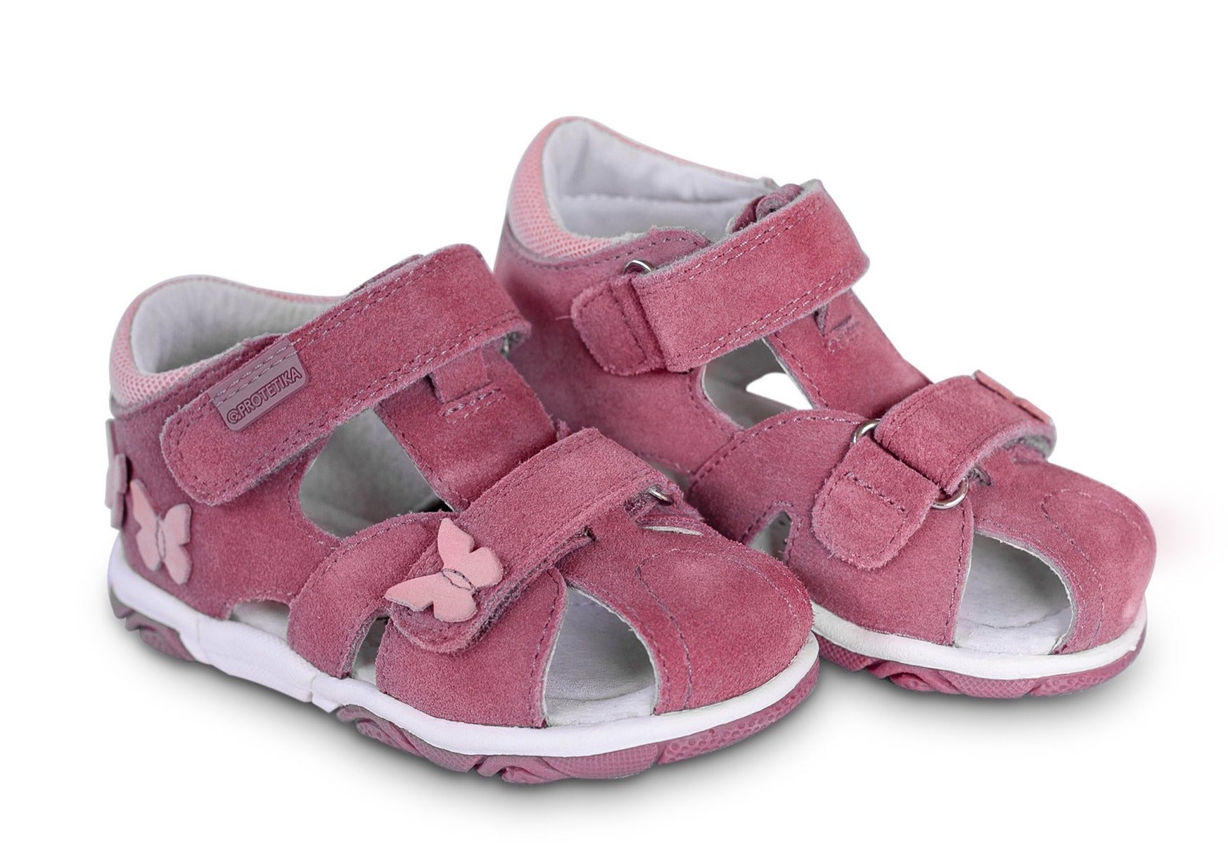 UMA pink toddler girl arch support sandals - feelgoodshoes.ae
