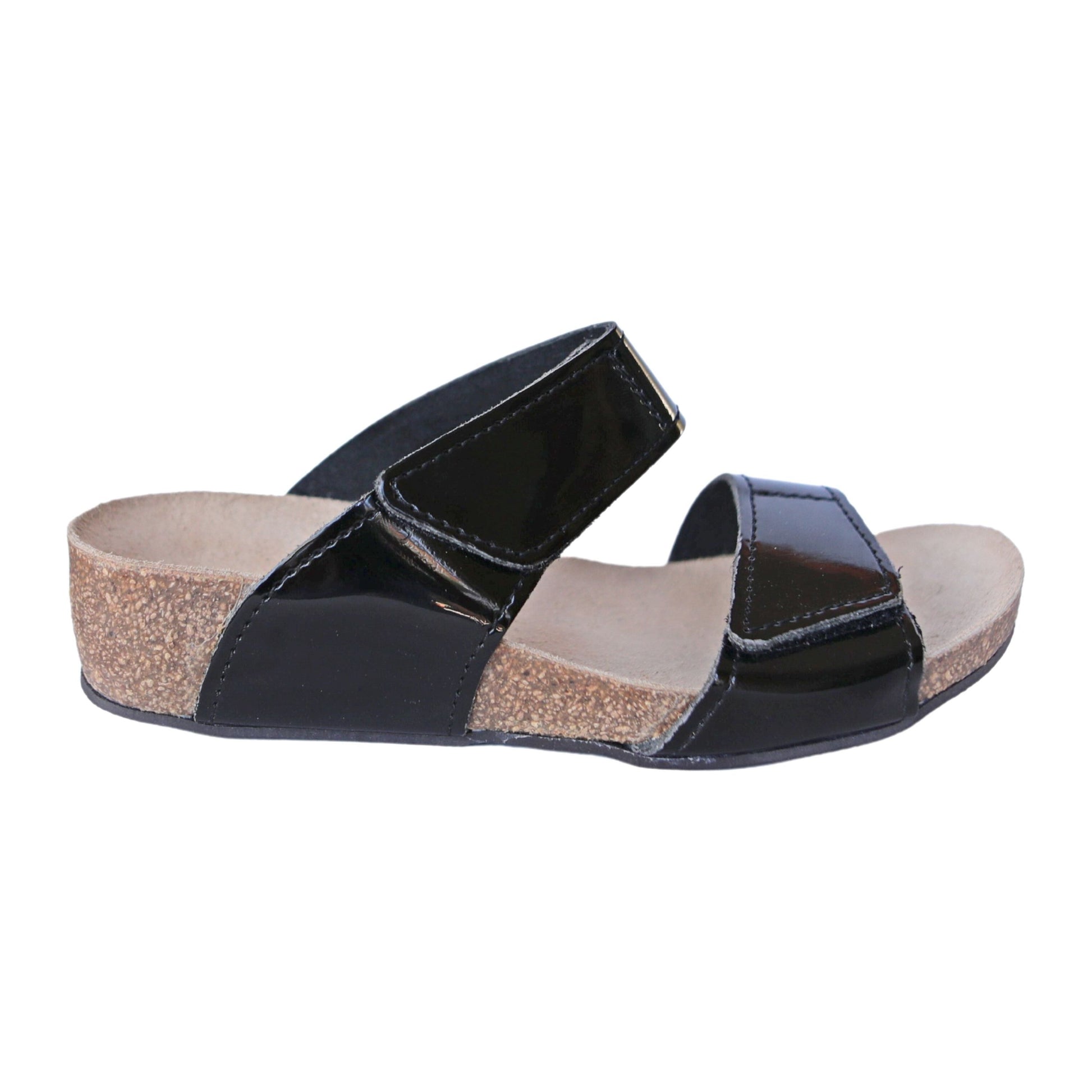 black sandals