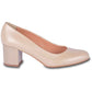 ARCHIE Beige Women's Heel Pumps - Elegant Leather Shoes