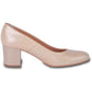ARCHIE Beige Women's Heel Pumps - Elegant Leather Shoes