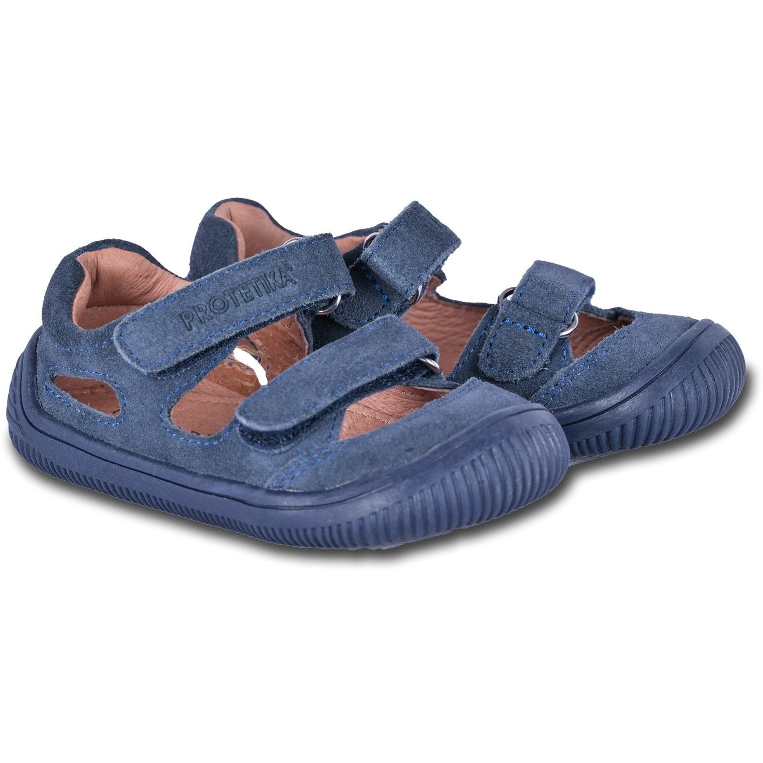 Protetika brand flexible, thin and flat sole minimalist barefoot shoes for first walkers.