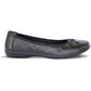Black Leather Ballet Flats - Comfortable Women's Shoes