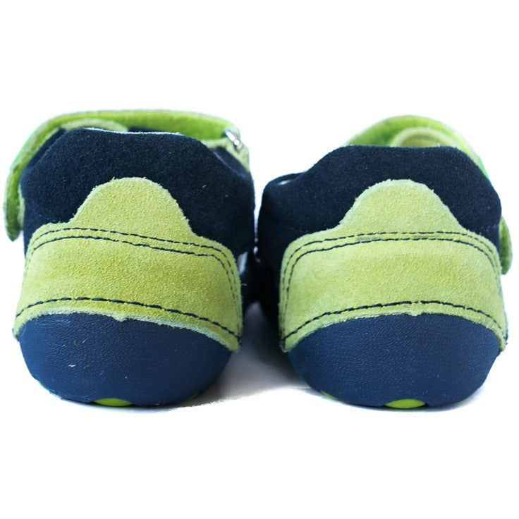 barefoot FLIP denim toddler boy sneakers (wide) - feelgoodshoes.ae