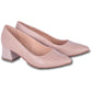 KOZINA Nude Women's Heel Pumps - Elegant Leather Shoes