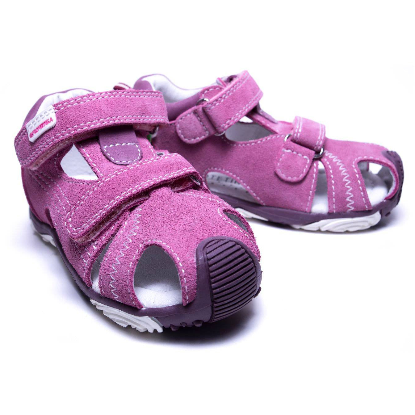 LARIS purple toddler girl arch support sandals