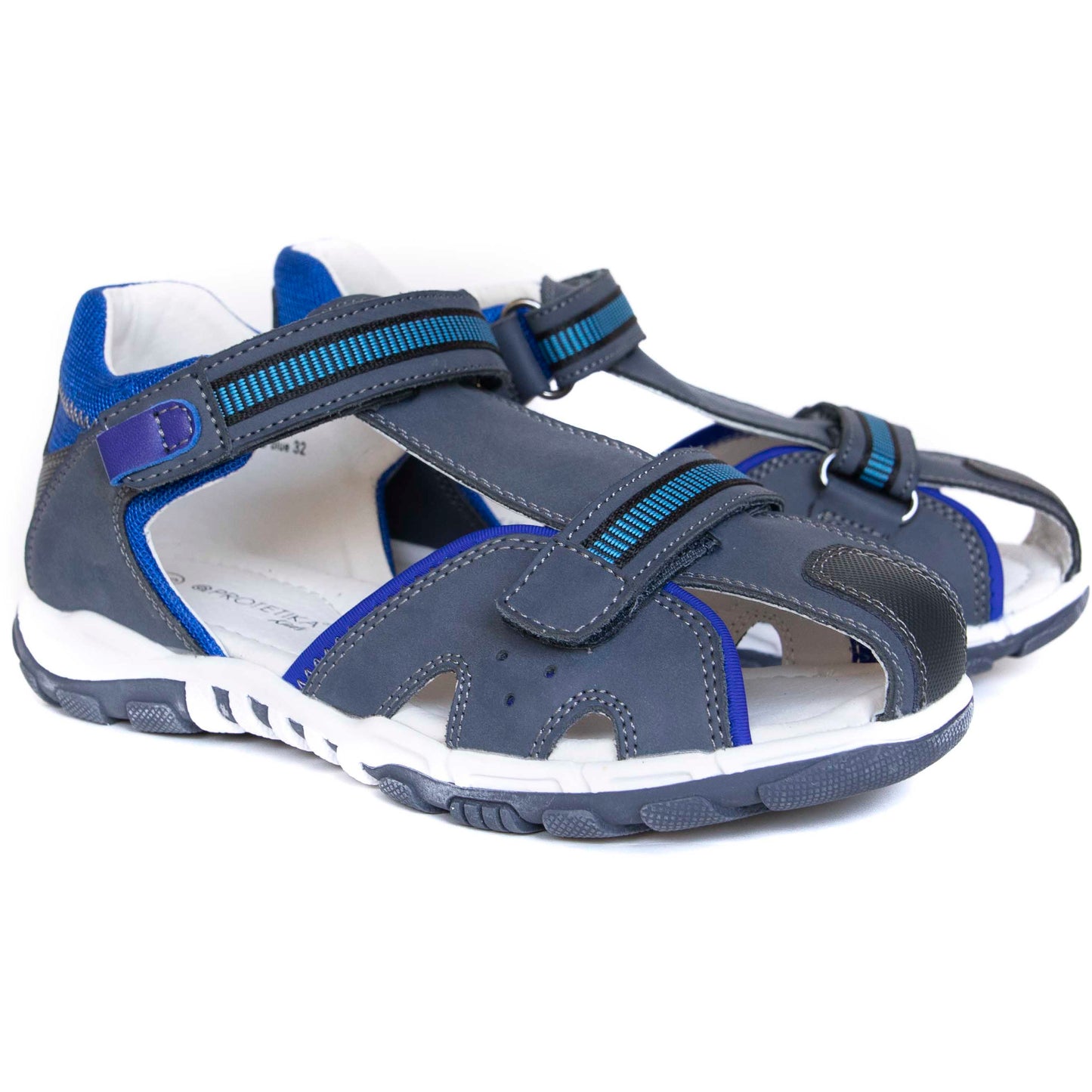 MARANO blue older boys arch support sandals - feelgoodshoes.ae