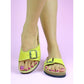 T80: color 70 - yellow ladies orthotic sandals - feelgoodshoes.ae